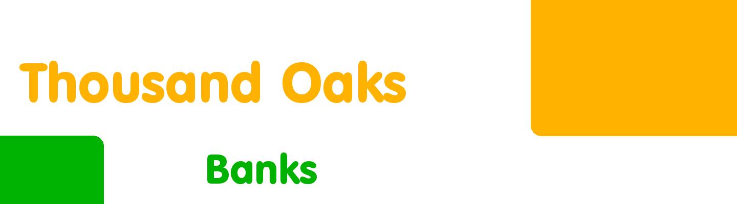 Best banks in Thousand Oaks - Rating & Reviews